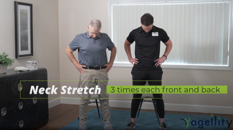 Neck Stretch - Front and Back