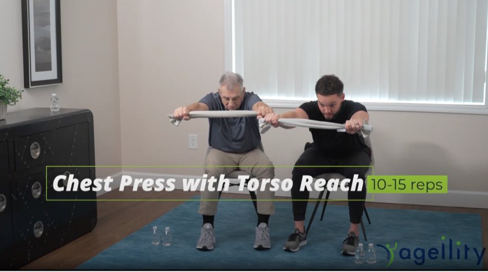 Chest Press with Torso Reach