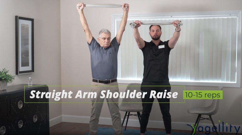 Standing Straight-Arm Shoulder Raise