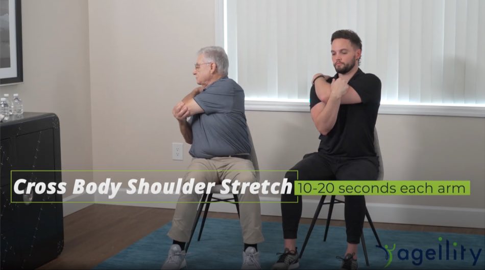 Seated Neck Flexion Stretch Exercise For Older Adults — More Life Health -  Seniors Health & Fitness